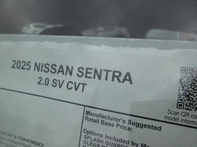 new 2025 Nissan Sentra car, priced at $24,157