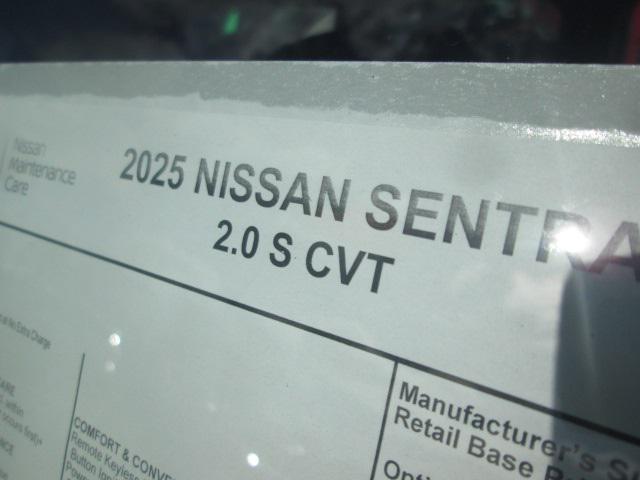 new 2025 Nissan Sentra car, priced at $22,925