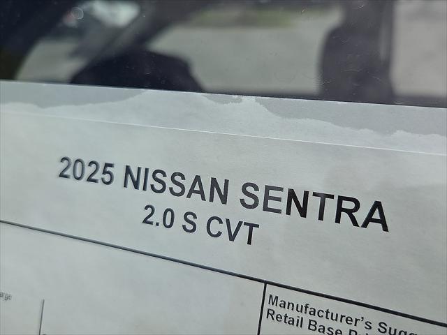 new 2025 Nissan Sentra car, priced at $23,760