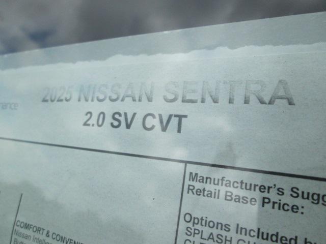 new 2025 Nissan Sentra car, priced at $24,740