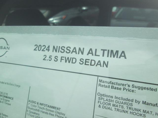 new 2024 Nissan Altima car, priced at $23,325