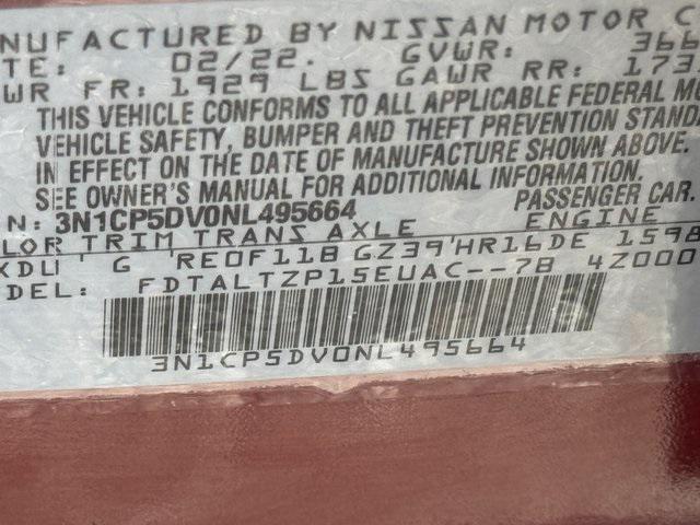 used 2022 Nissan Kicks car, priced at $19,797