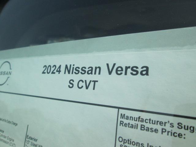 new 2024 Nissan Versa car, priced at $20,279