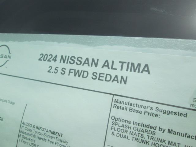 new 2024 Nissan Altima car, priced at $23,325