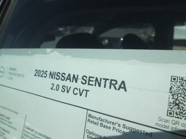 new 2025 Nissan Sentra car, priced at $23,369