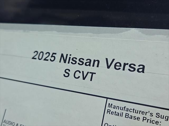 new 2025 Nissan Versa car, priced at $20,450