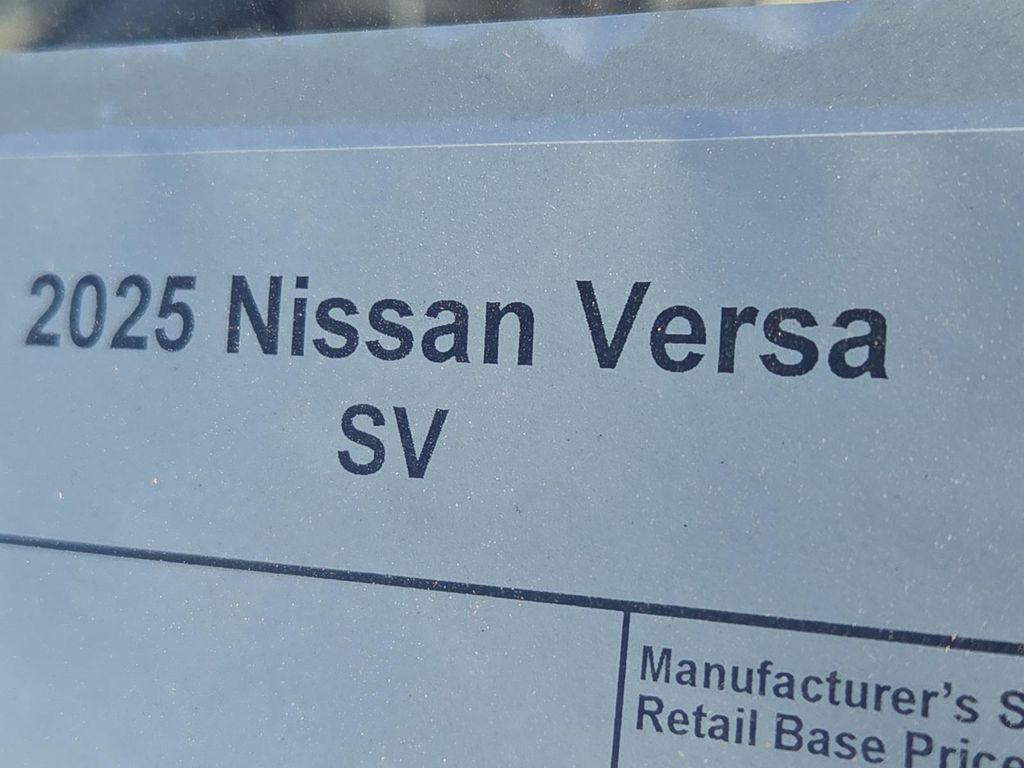 new 2025 Nissan Versa car, priced at $22,390