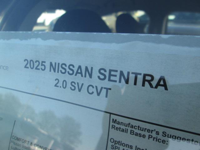 new 2025 Nissan Sentra car, priced at $23,960