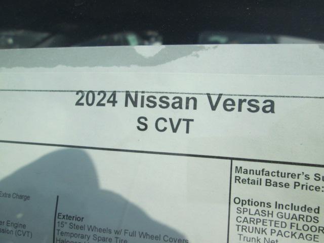 new 2024 Nissan Versa car, priced at $19,454
