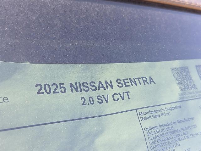 new 2025 Nissan Sentra car, priced at $23,947