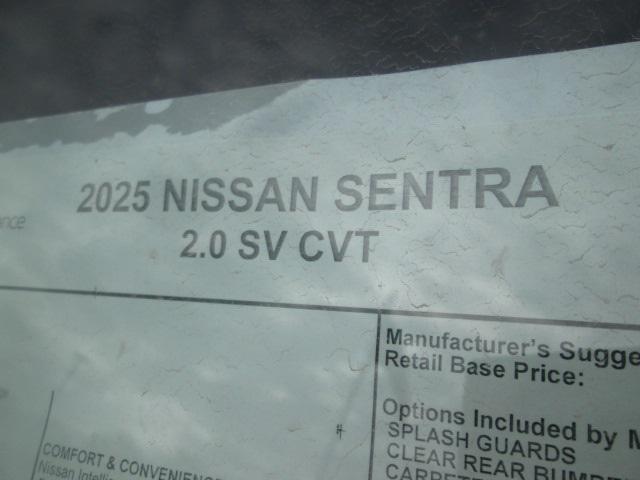 new 2025 Nissan Sentra car, priced at $22,690