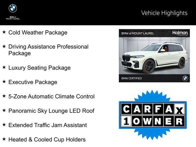 used 2022 BMW X7 car, priced at $71,540