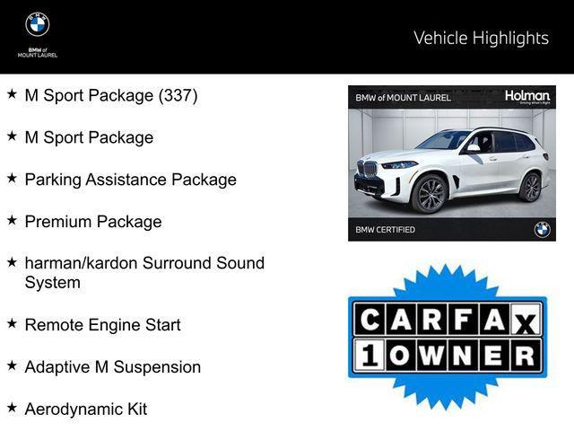 used 2025 BMW X5 car, priced at $69,990