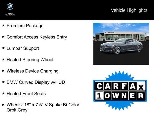 used 2024 BMW 430 car, priced at $42,975