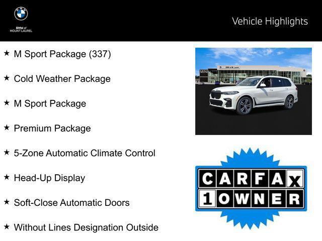 used 2022 BMW X7 car, priced at $55,680