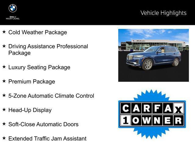 used 2022 BMW X7 car, priced at $55,221