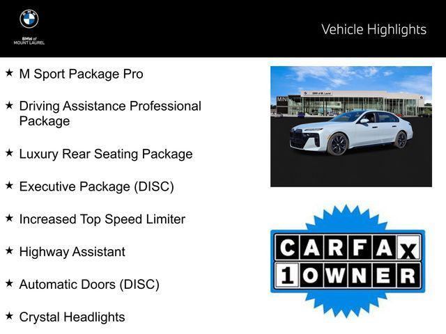 used 2023 BMW 760 car, priced at $83,330
