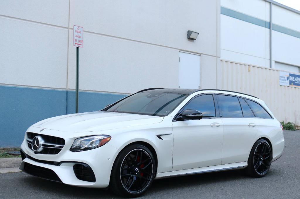 used 2018 Mercedes-Benz AMG E 63 car, priced at $58,995