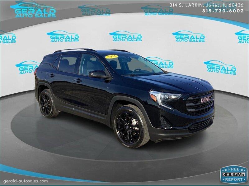 used 2021 GMC Terrain car, priced at $23,504