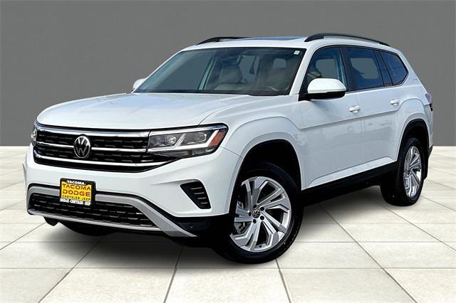 used 2021 Volkswagen Atlas car, priced at $28,000