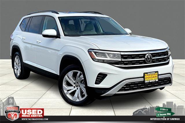 used 2021 Volkswagen Atlas car, priced at $28,000