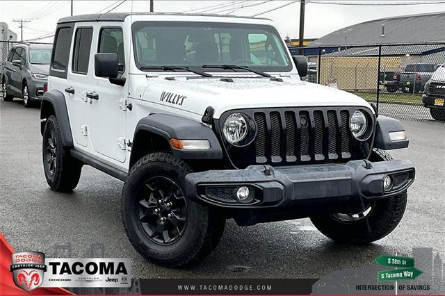 used 2021 Jeep Wrangler Unlimited car, priced at $31,336