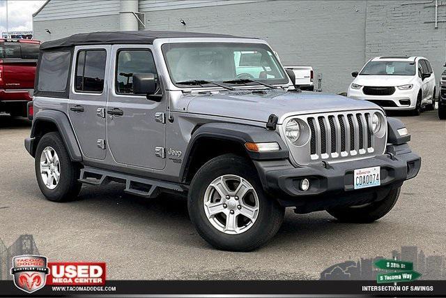 used 2018 Jeep Wrangler Unlimited car, priced at $26,536