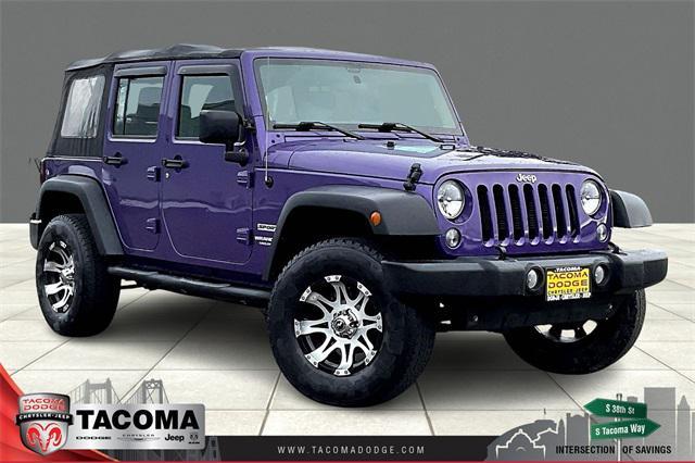 used 2017 Jeep Wrangler Unlimited car, priced at $26,000