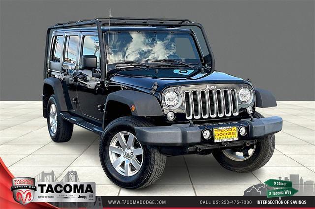 used 2017 Jeep Wrangler Unlimited car, priced at $25,487