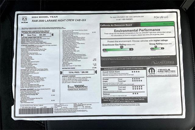 new 2024 Ram 2500 car, priced at $76,360