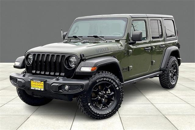 used 2021 Jeep Wrangler car, priced at $28,000