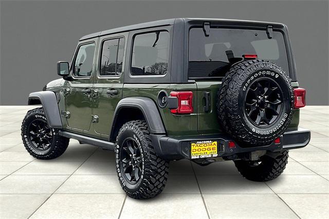 used 2021 Jeep Wrangler car, priced at $28,000