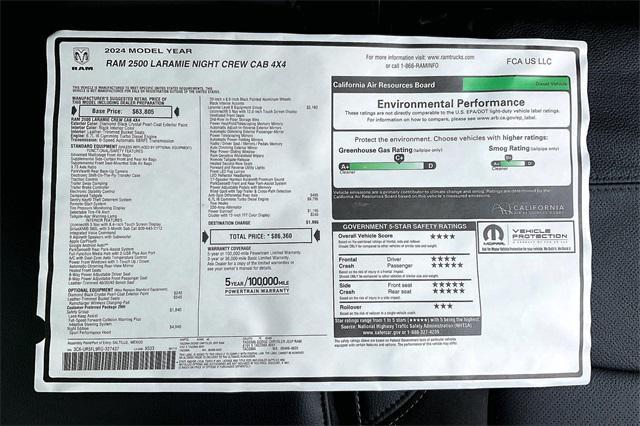 new 2024 Ram 2500 car, priced at $76,900