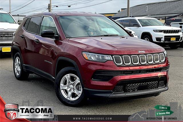 used 2022 Jeep Compass car, priced at $21,000