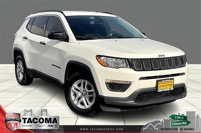 used 2021 Jeep Compass car, priced at $18,500