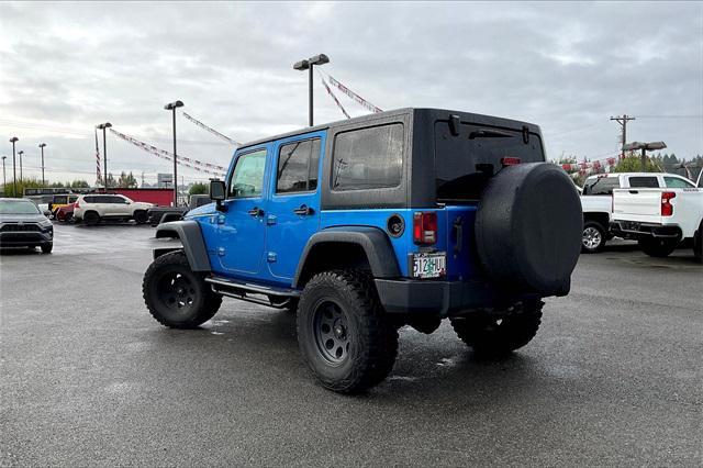 used 2015 Jeep Wrangler Unlimited car, priced at $28,000