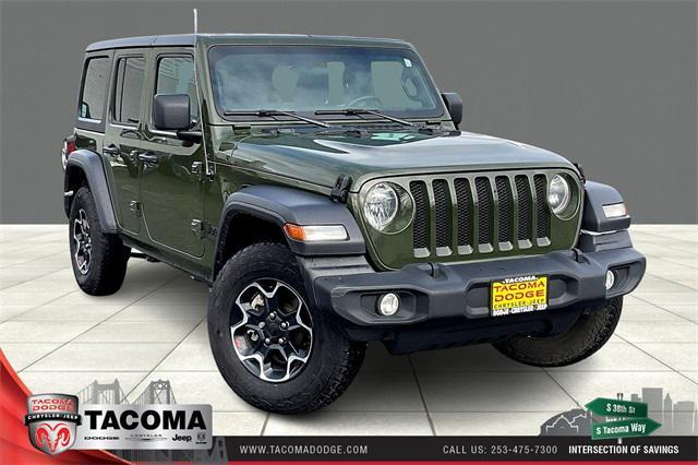 used 2021 Jeep Wrangler Unlimited car, priced at $30,947