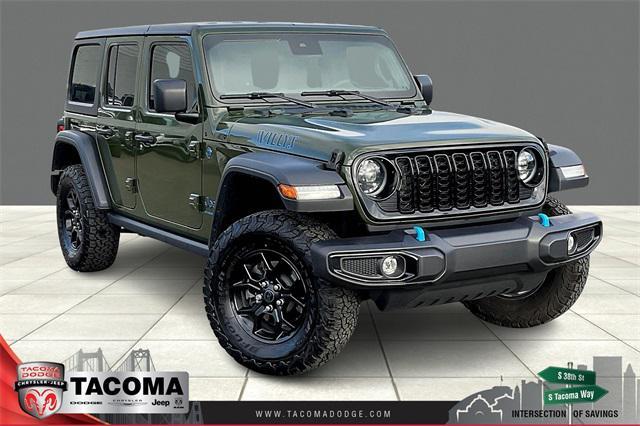 used 2024 Jeep Wrangler 4xe car, priced at $39,000