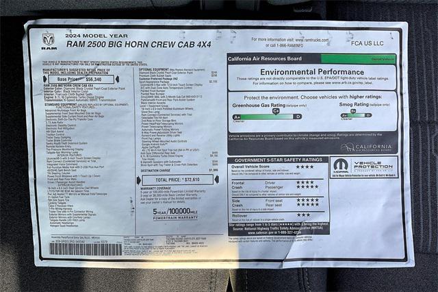 new 2024 Ram 2500 car, priced at $64,610