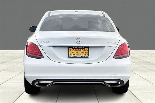 used 2021 Mercedes-Benz C-Class car, priced at $27,500