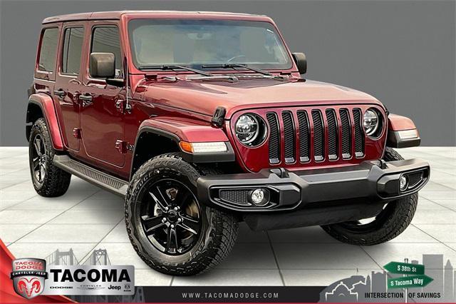 used 2021 Jeep Wrangler Unlimited car, priced at $33,562