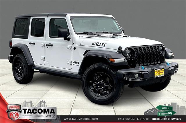 used 2023 Jeep Wrangler 4xe car, priced at $30,503