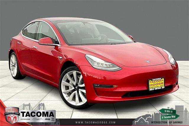 used 2018 Tesla Model 3 car, priced at $22,000