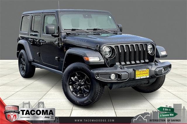 used 2021 Jeep Wrangler car, priced at $35,000