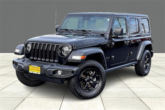 used 2021 Jeep Wrangler car, priced at $34,500