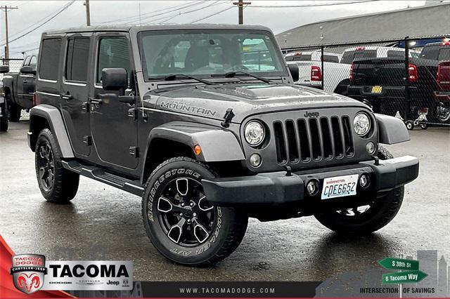 used 2017 Jeep Wrangler Unlimited car, priced at $29,000