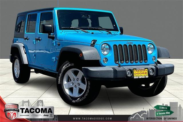 used 2017 Jeep Wrangler Unlimited car, priced at $25,000