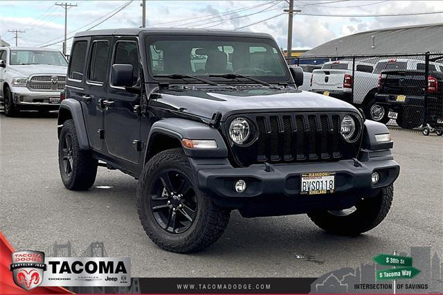 used 2020 Jeep Wrangler Unlimited car, priced at $29,000