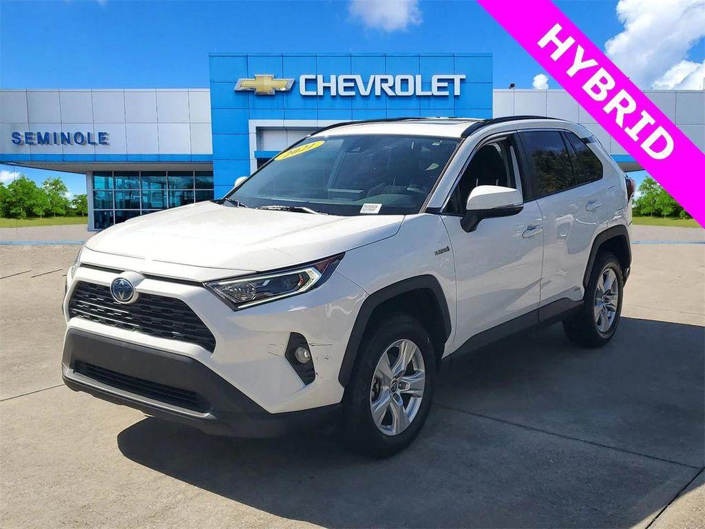 used 2021 Toyota RAV4 Hybrid car, priced at $24,577