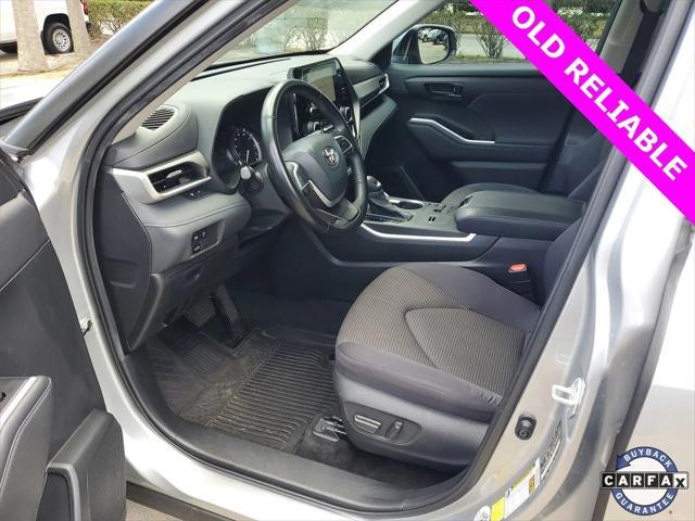 used 2023 Toyota Highlander car, priced at $24,991